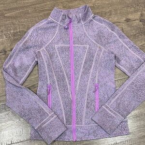 Ivivva by Lululemon Girls 10 Purple Full Zip Athletic Jacket
